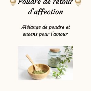 Poudre de retour d'affection (n°4707)