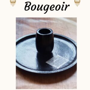 bougeoir noir