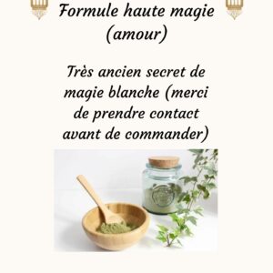 Formule haute magie "amour"