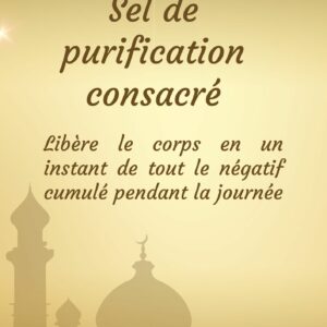 Sel de purification consacré